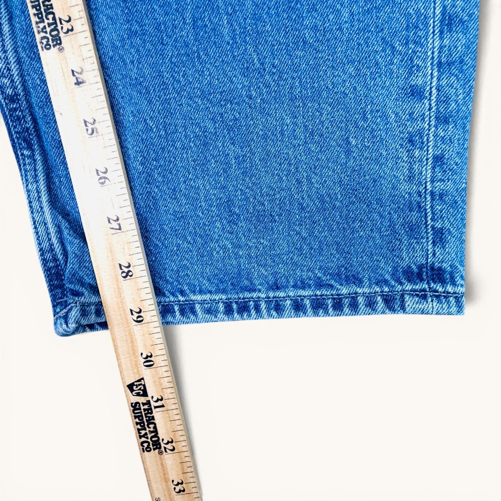 Uniglo Baggy High Waisted Womens Jeans Sz 10 Blue Medium Wash %100 Cotton Denim - Picture 8 of 13